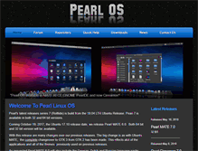 Tablet Screenshot of pearllinux.com